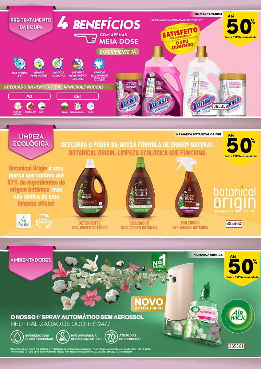 Antevisão Folheto CONTINENTE Extra Limpeza Promoções de 24 a 30 janeiro