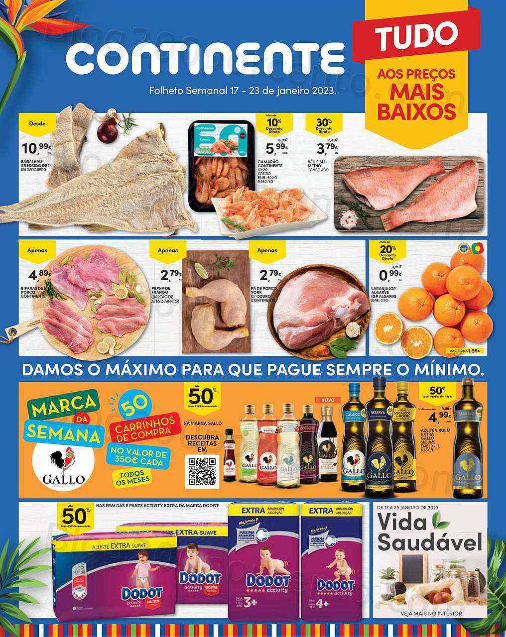 Antevisão Folheto CONTINENTE Madeira Promoções de 17 a 23 janeiro