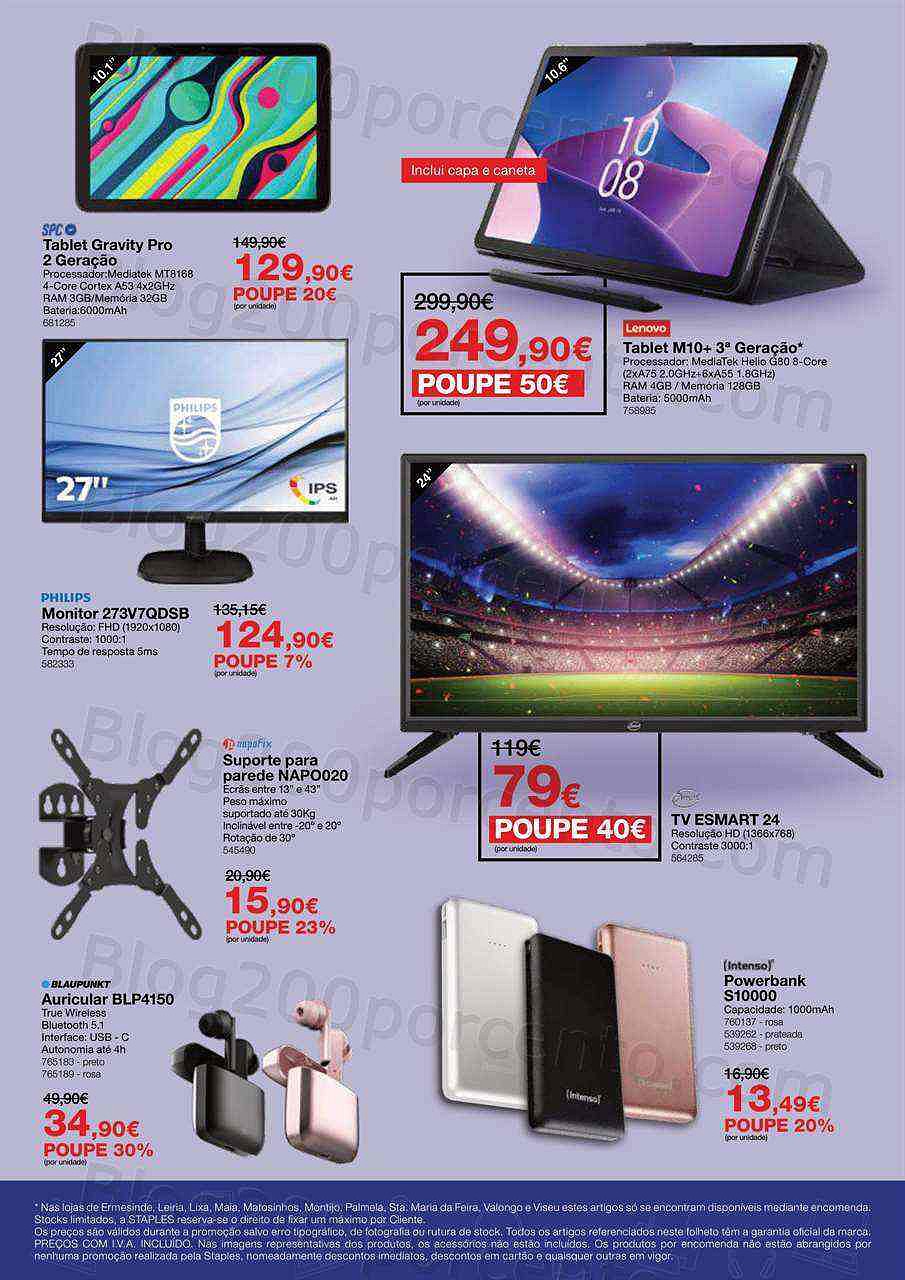 Antevisão Folheto STAPLES Promoções de 20 a 26 fevereiro