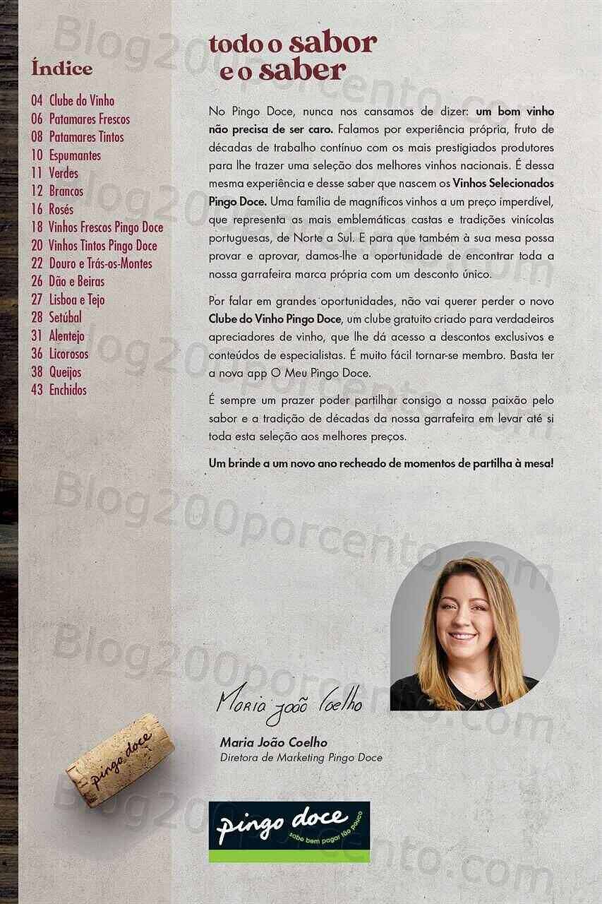 Antevisão Folheto PINGO DOCE Feira de Vinhos Promoções de 17 janeiro a 20 fevereiro