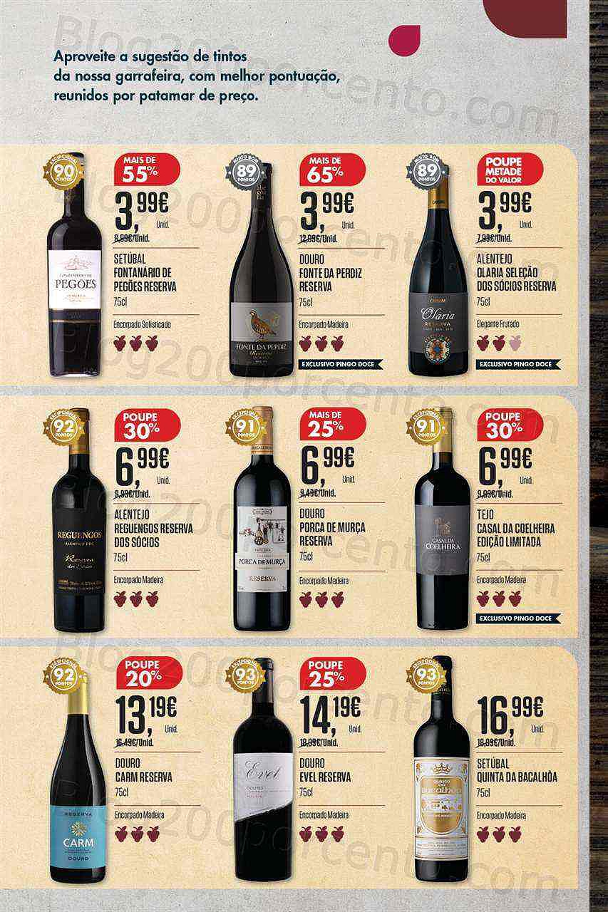 Antevisão Folheto PINGO DOCE Feira de Vinhos Promoções de 17 janeiro a 20 fevereiro