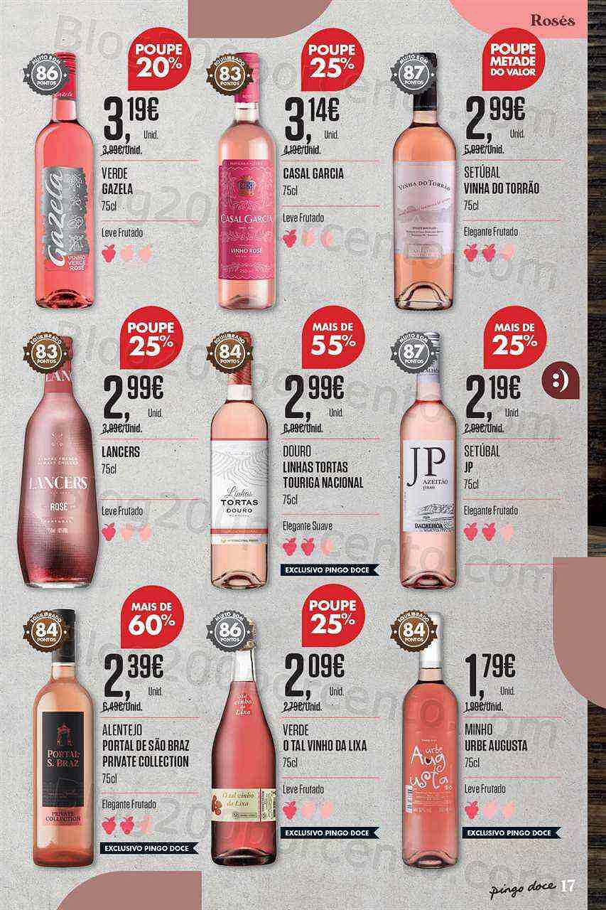 Antevisão Folheto PINGO DOCE Feira de Vinhos Promoções de 17 janeiro a 20 fevereiro