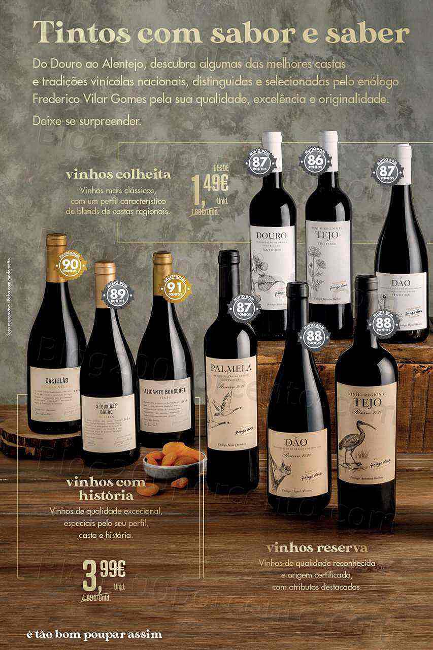 Antevisão Folheto PINGO DOCE Feira de Vinhos Promoções de 17 janeiro a 20 fevereiro