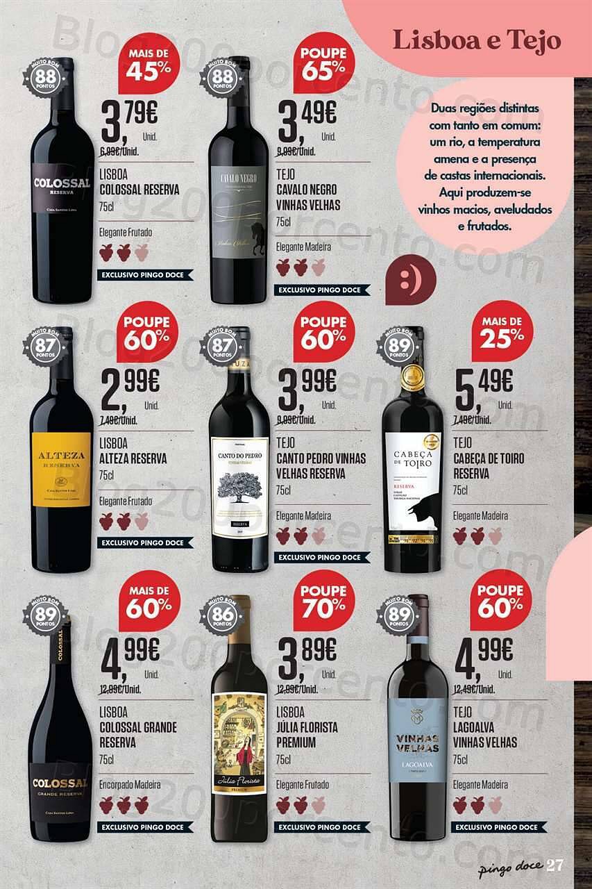 Antevisão Folheto PINGO DOCE Feira de Vinhos Promoções de 17 janeiro a 20 fevereiro
