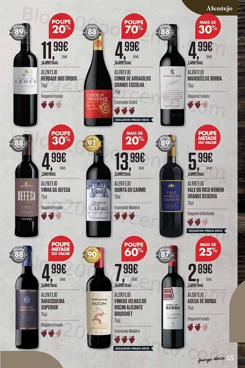 Antevisão Folheto PINGO DOCE Feira de Vinhos Promoções de 17 janeiro a 20 fevereiro