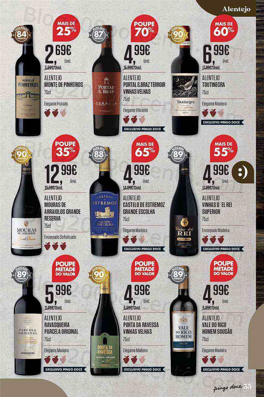 Antevisão Folheto PINGO DOCE Feira de Vinhos Promoções de 17 janeiro a 20 fevereiro