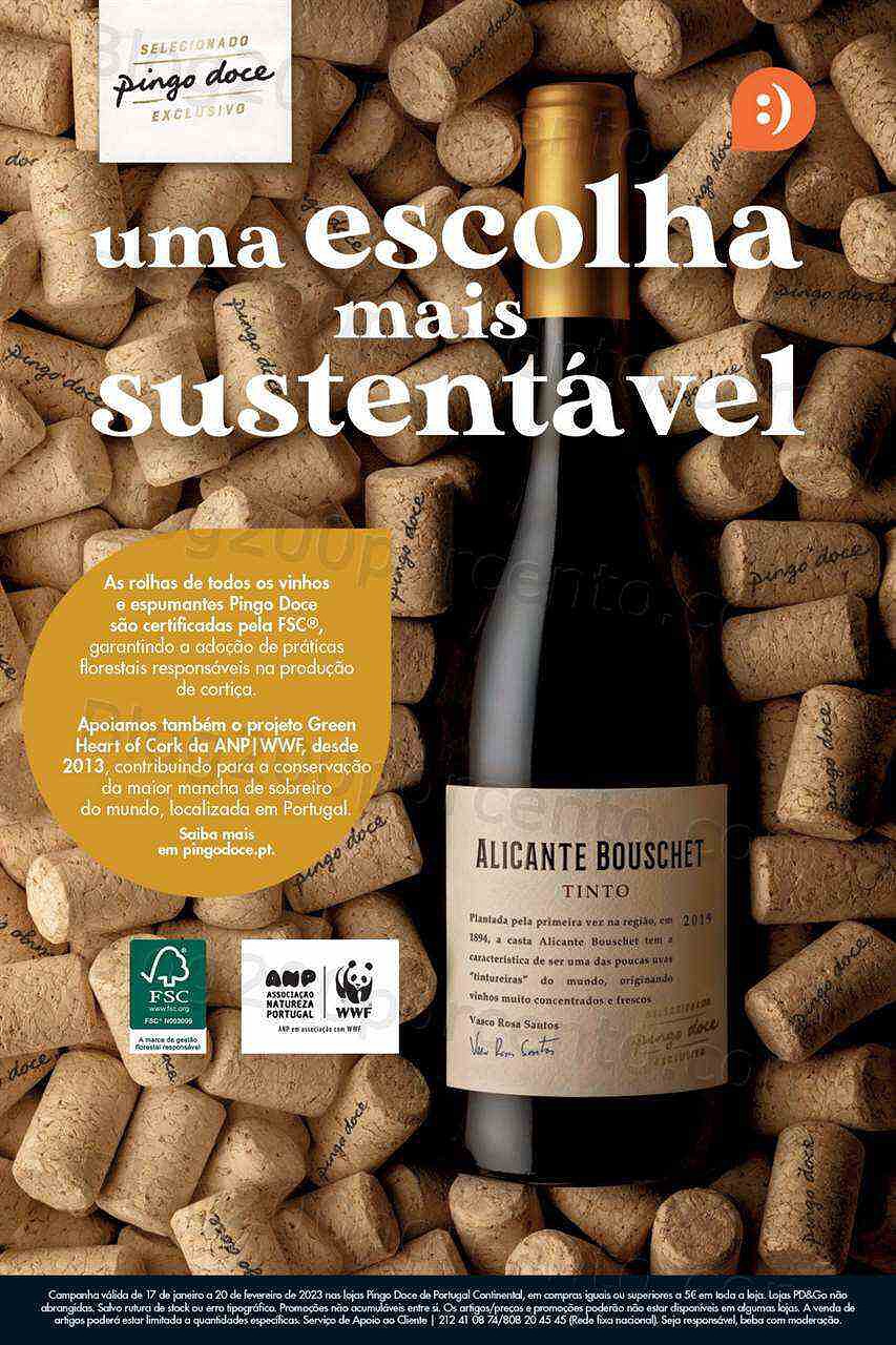 Antevisão Folheto PINGO DOCE Feira de Vinhos Promoções de 17 janeiro a 20 fevereiro