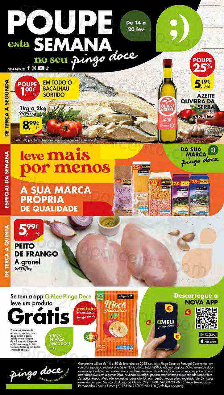 Antevisão Folheto PINGO DOCE Lojas Pequenas Promoções de 14 a 20 fevereiro