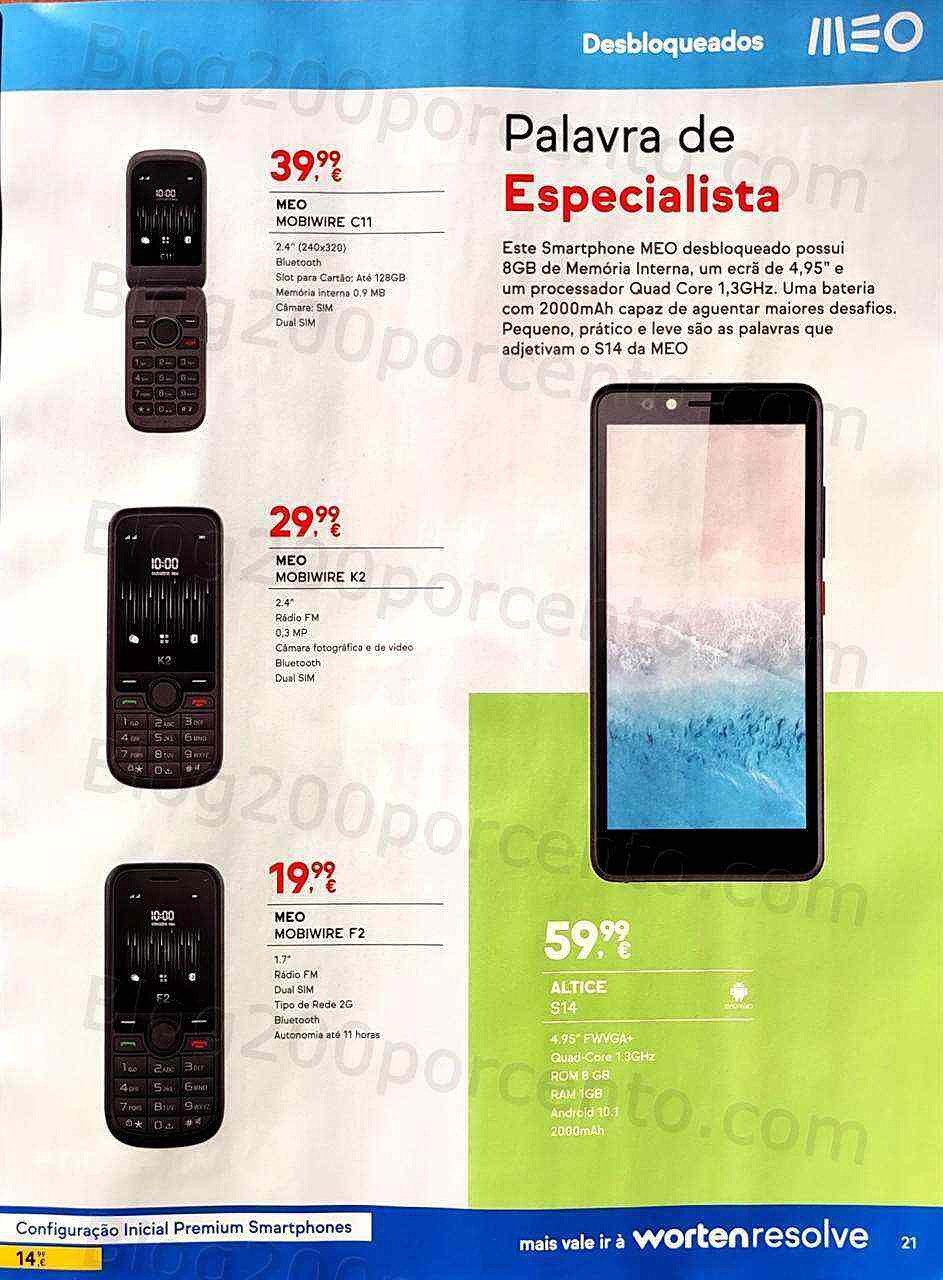 Antevisão Folheto WORTEN Mobile Promoções até 31 janeiro