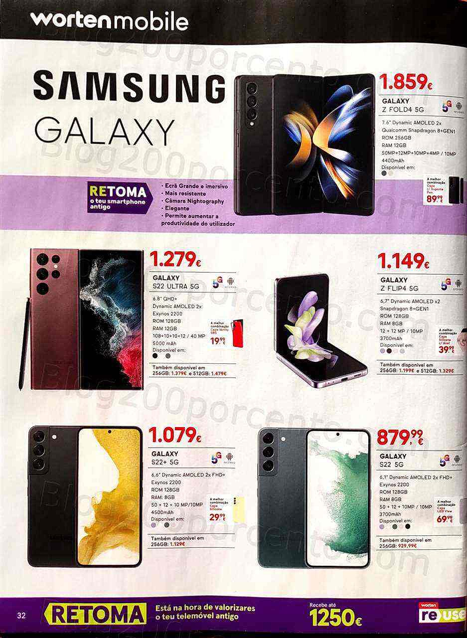 Antevisão Folheto WORTEN Mobile Promoções até 31 janeiro