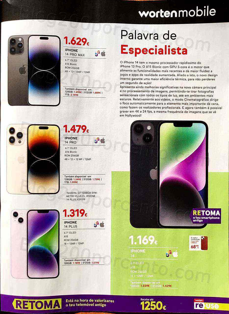 Antevisão Folheto WORTEN Mobile Promoções até 31 janeiro