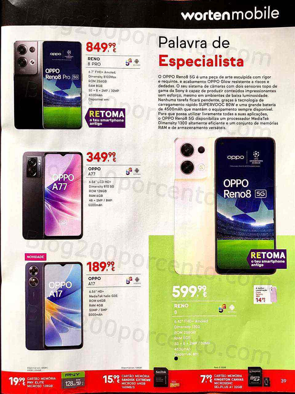 Antevisão Folheto WORTEN Mobile Promoções até 31 janeiro