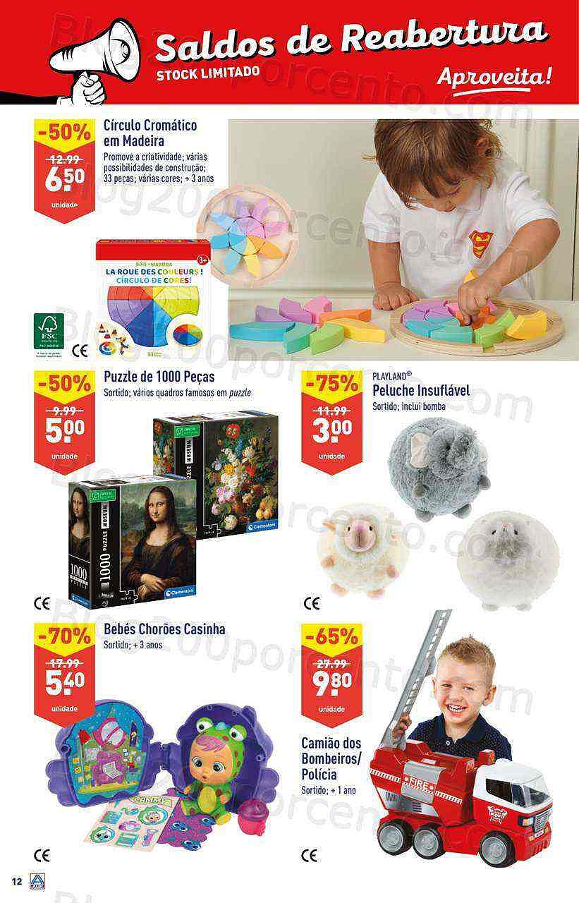 Antevisão Folheto ALDI Reabertura + Saldos Amoreira Promoções de 27 janeiro a 2 fevereiro