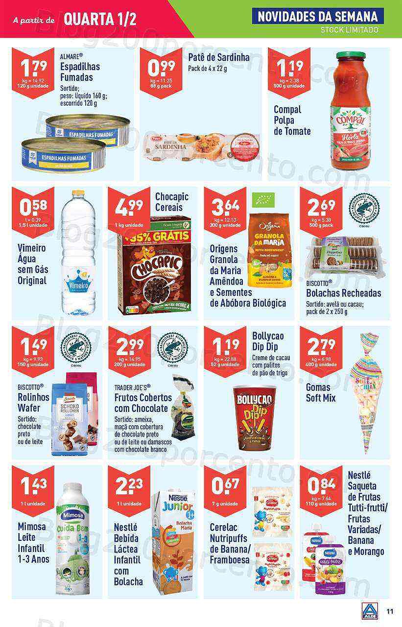 Antevisão Folheto ALDI Promoções de 1 a 7 fevereiro