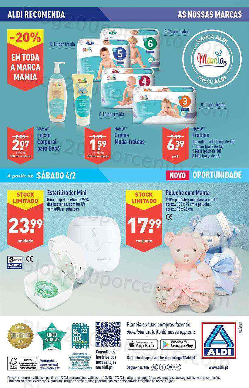 Antevisão Folheto ALDI Promoções de 1 a 7 fevereiro
