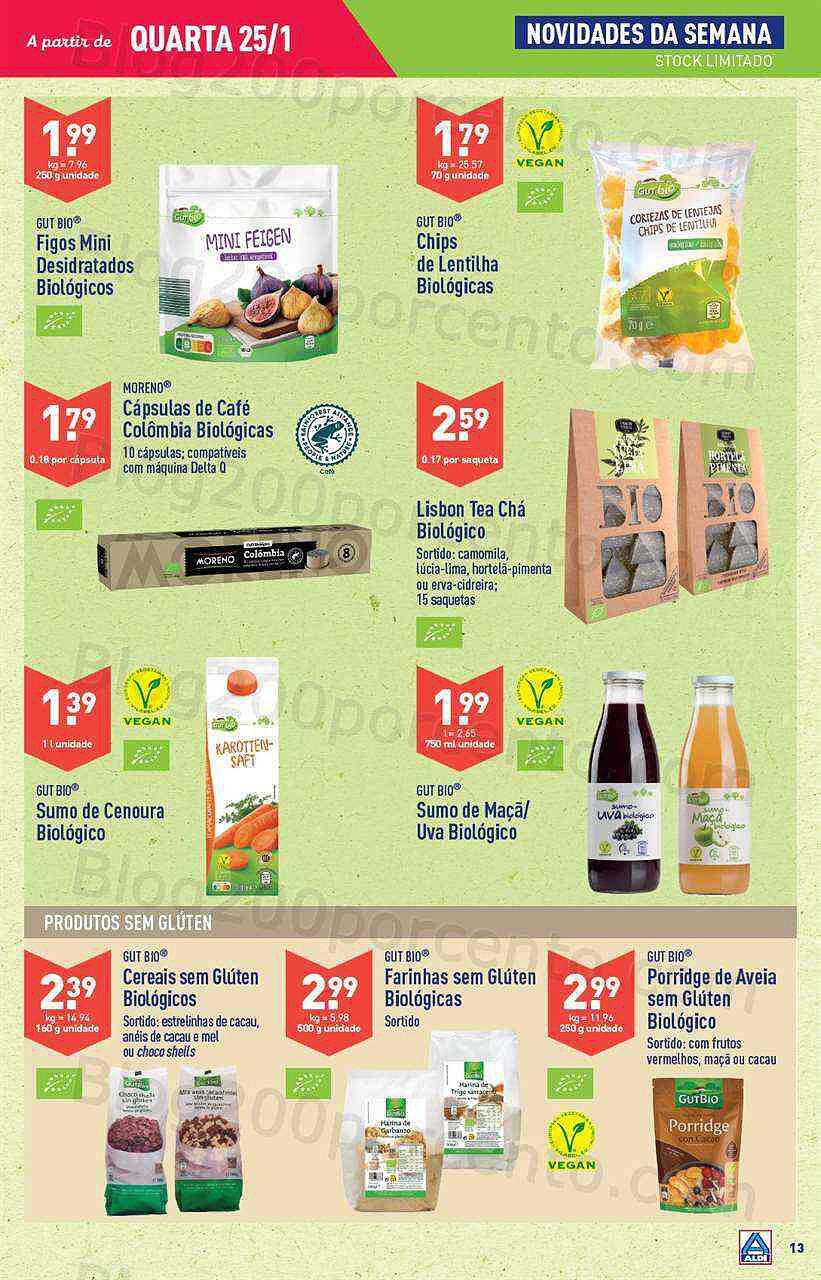 Antevisão Folheto ALDI Promoções de 25 a 31 janeiro