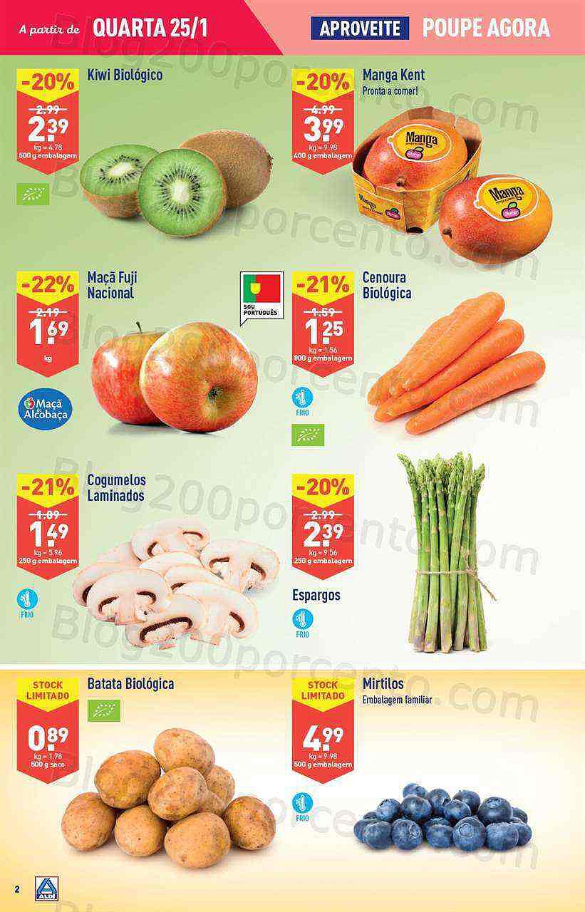 Antevisão Folheto ALDI Promoções de 25 a 31 janeiro