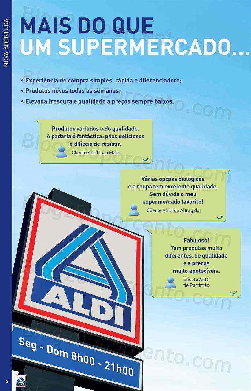 Antevisão Folheto ALDI Saldos de Abertura - Ferreiras - promoções de 15 a 21 fevereiro