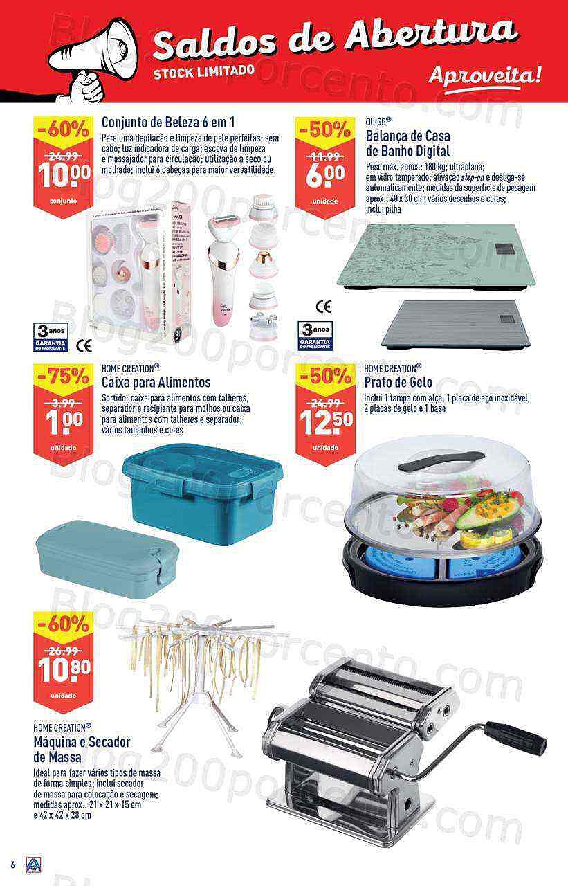 Antevisão Folheto ALDI Saldos de Abertura - Ferreiras - promoções de 15 a 21 fevereiro