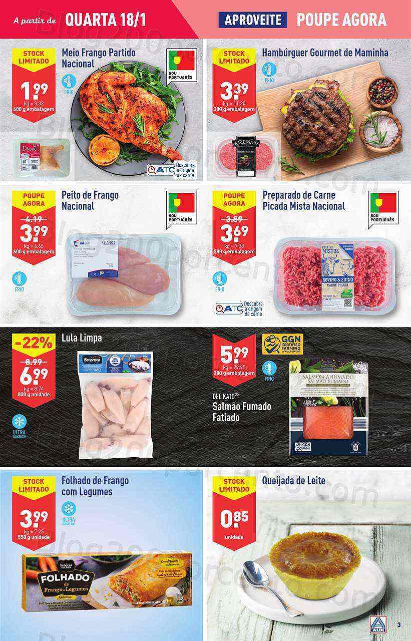 Antevisão Folheto ALDI Promoções de 18 a 24 janeiro
