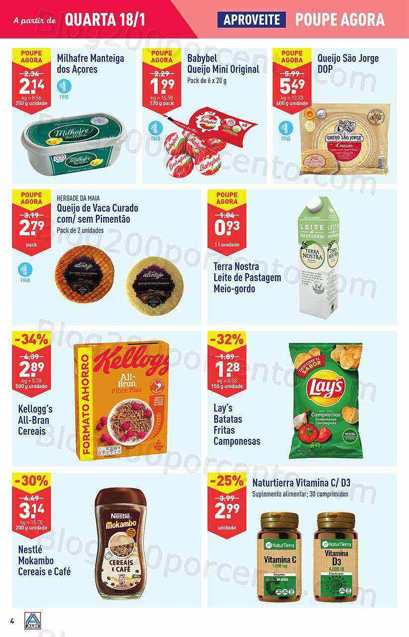 Antevisão Folheto ALDI Promoções de 18 a 24 janeiro
