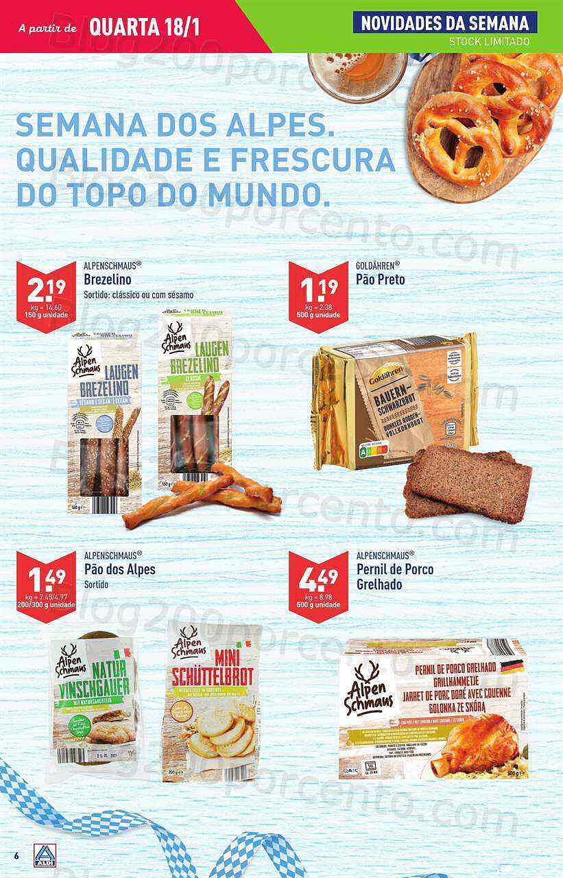 Antevisão Folheto ALDI Promoções de 18 a 24 janeiro