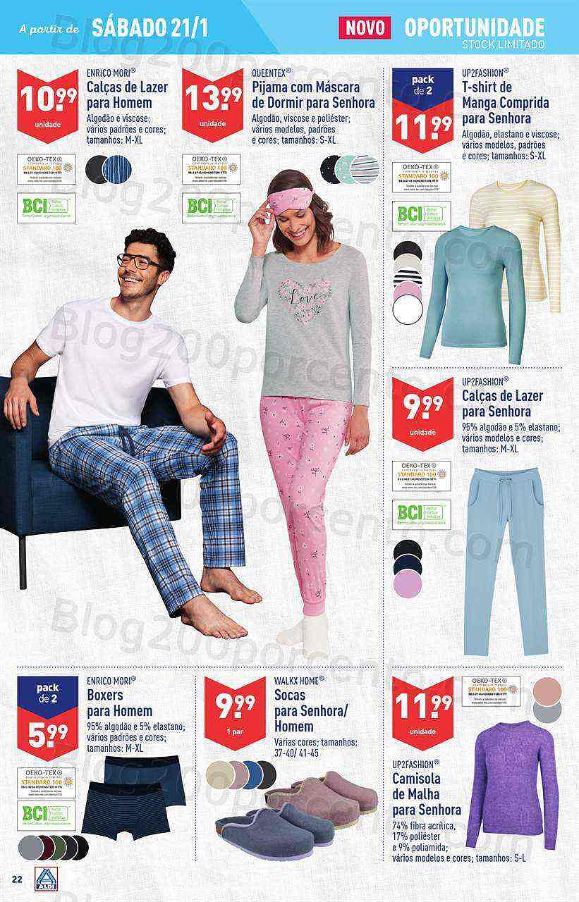 Antevisão Folheto ALDI Bazar Promoções a partir de 21 janeiro