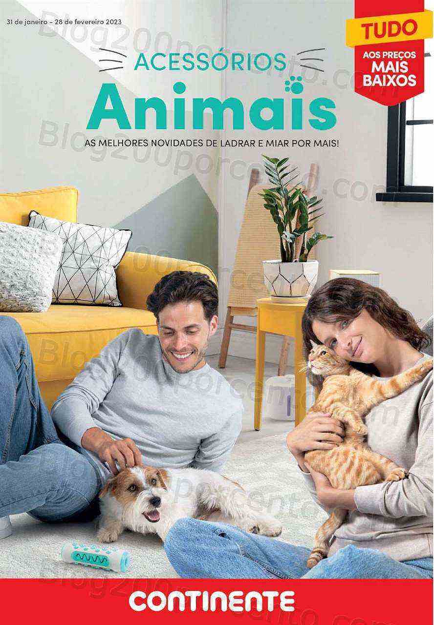 Antevisão Folheto CONTINENTE Pets Promoções de 31 janeiro a 28 fevereiro