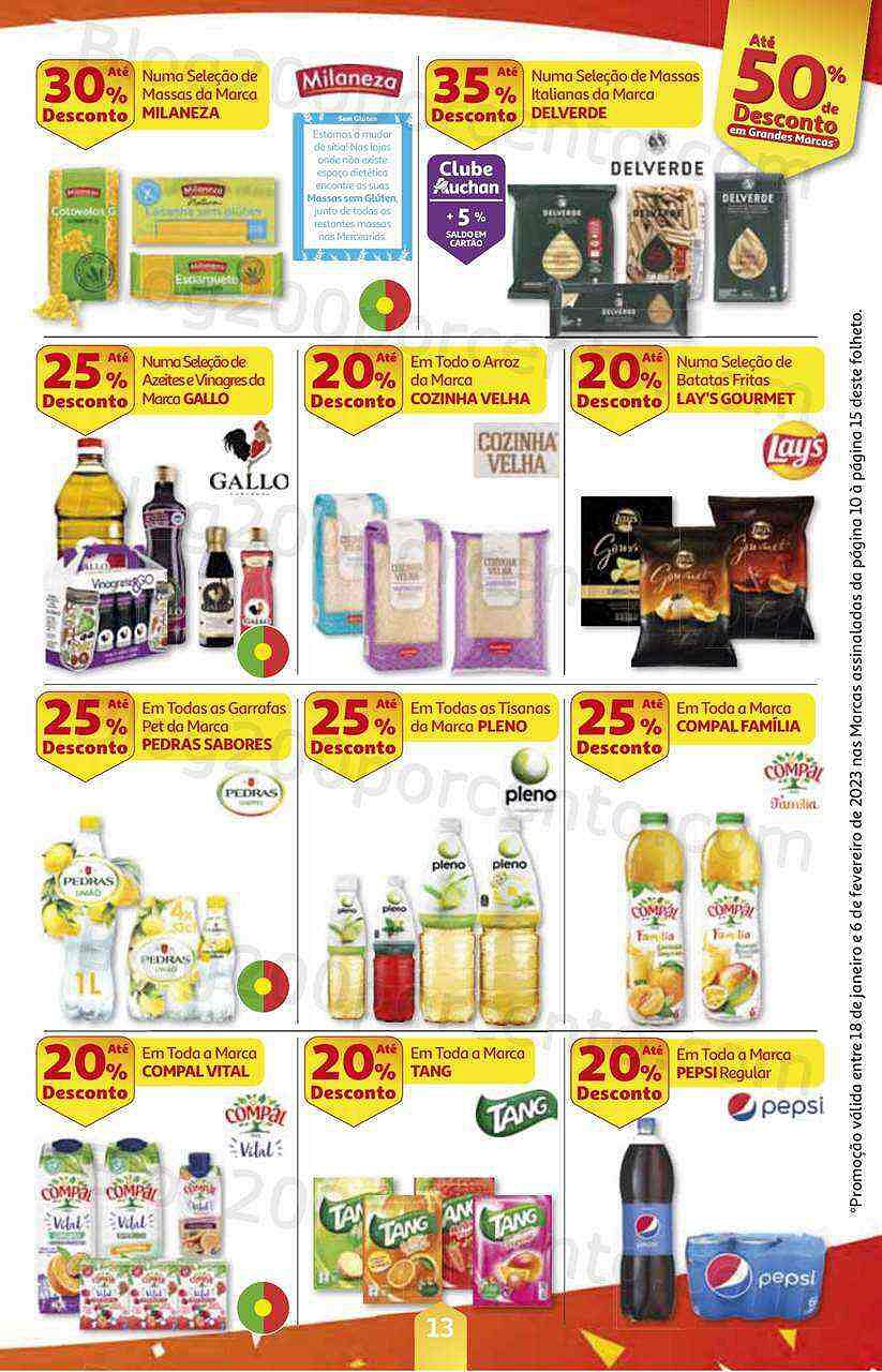 Antevisão Folheto AUCHAN Promoções de 18 janeiro a 6 fevereiro