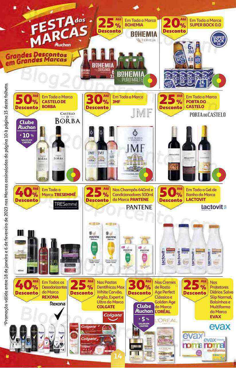 Antevisão Folheto AUCHAN Promoções de 18 janeiro a 6 fevereiro