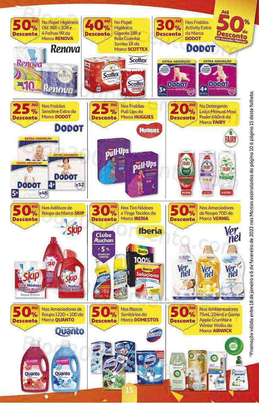 Antevisão Folheto AUCHAN Promoções de 18 janeiro a 6 fevereiro