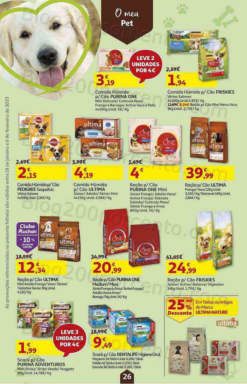 Antevisão Folheto AUCHAN Promoções de 18 janeiro a 6 fevereiro