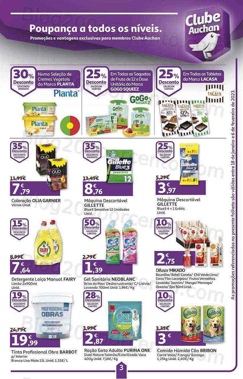 Antevisão Folheto AUCHAN Promoções de 18 janeiro a 6 fevereiro