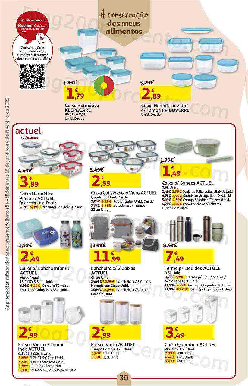 Antevisão Folheto AUCHAN Promoções de 18 janeiro a 6 fevereiro