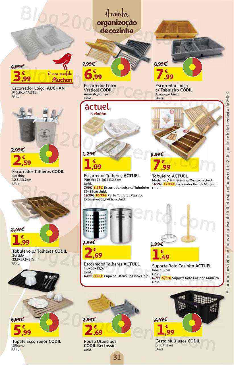 Antevisão Folheto AUCHAN Promoções de 18 janeiro a 6 fevereiro