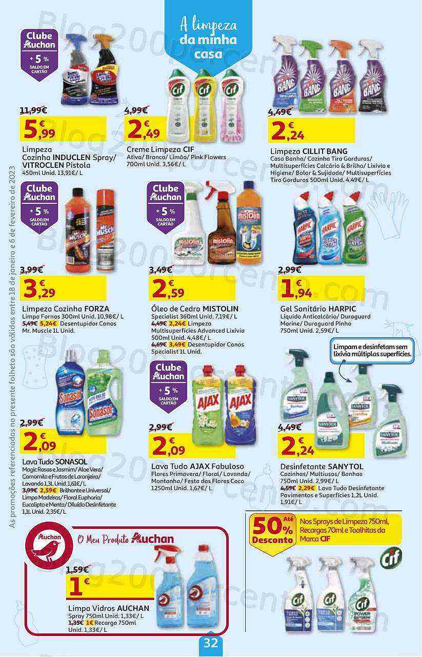 Antevisão Folheto AUCHAN Promoções de 18 janeiro a 6 fevereiro