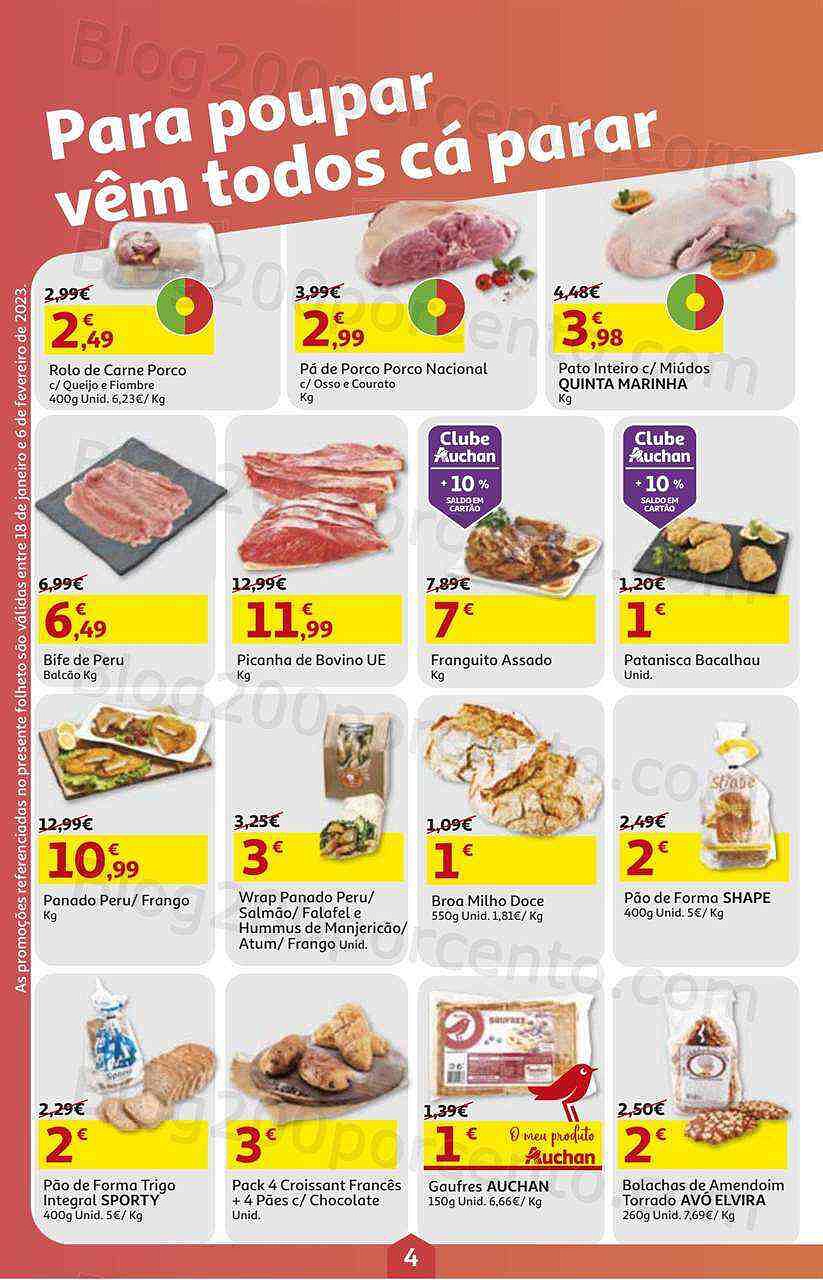 Antevisão Folheto AUCHAN Promoções de 18 janeiro a 6 fevereiro