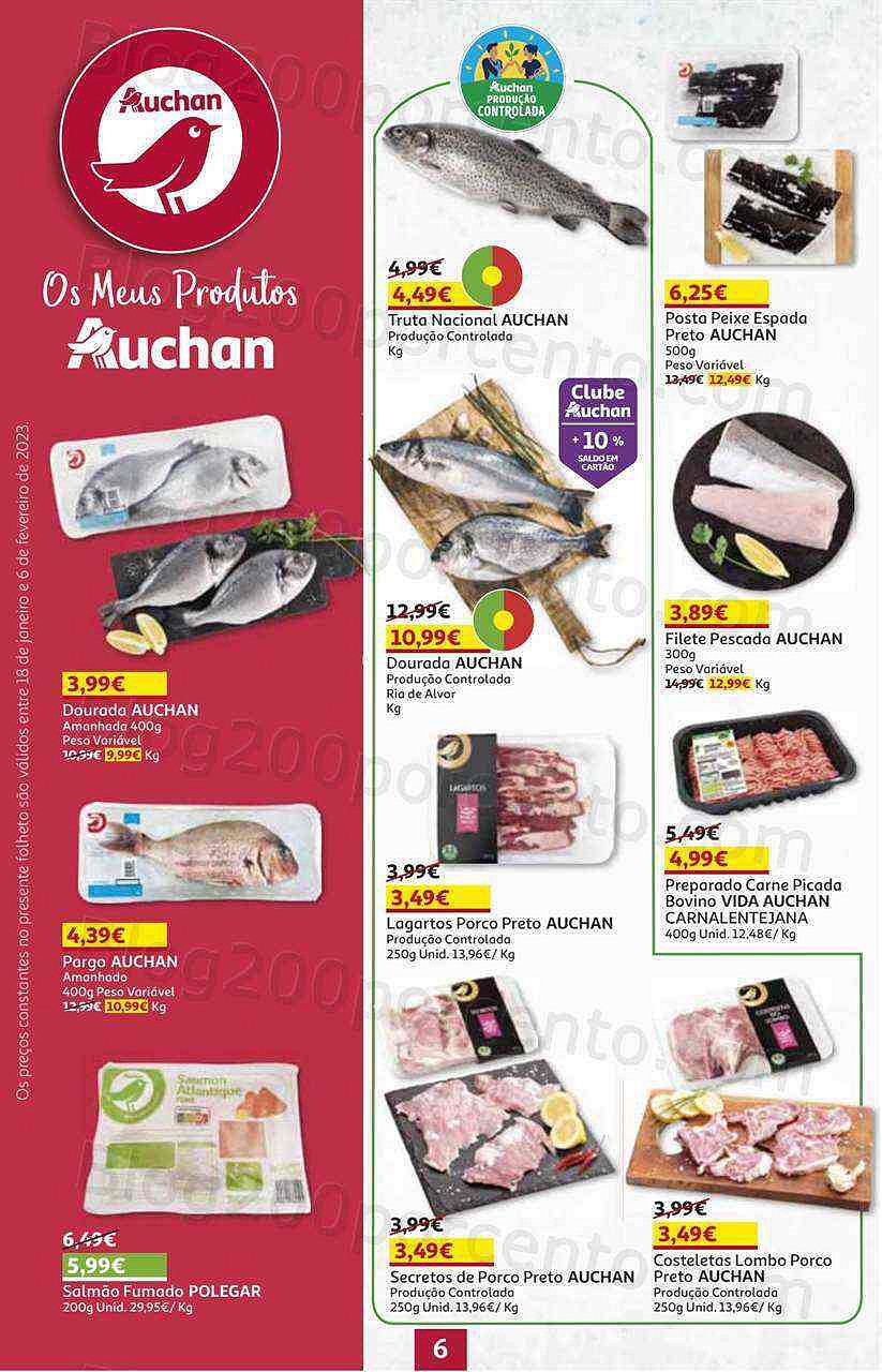 Antevisão Folheto AUCHAN Promoções de 18 janeiro a 6 fevereiro