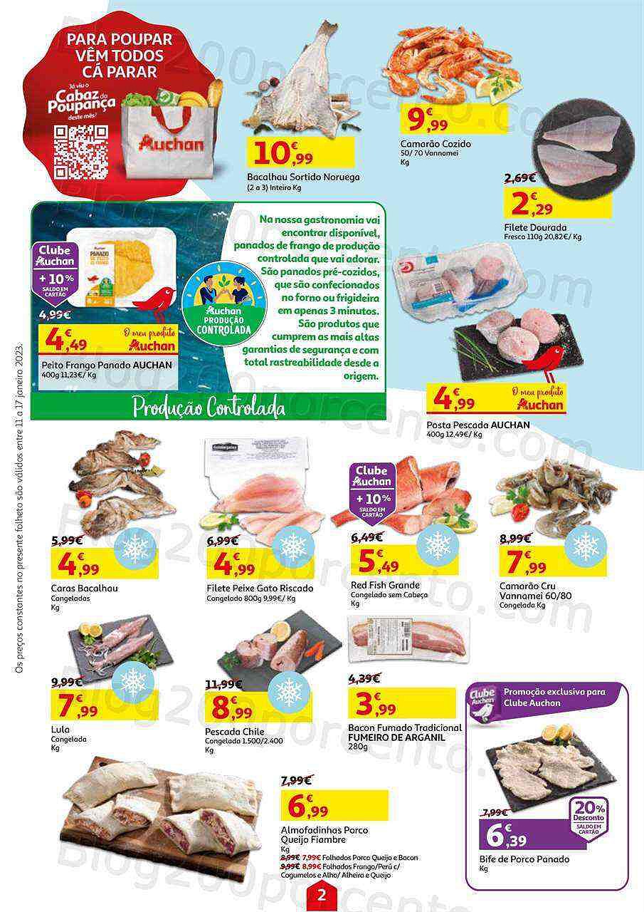 Antevisão Folheto AUCHAN Promoções de 11 a 17 janeiro