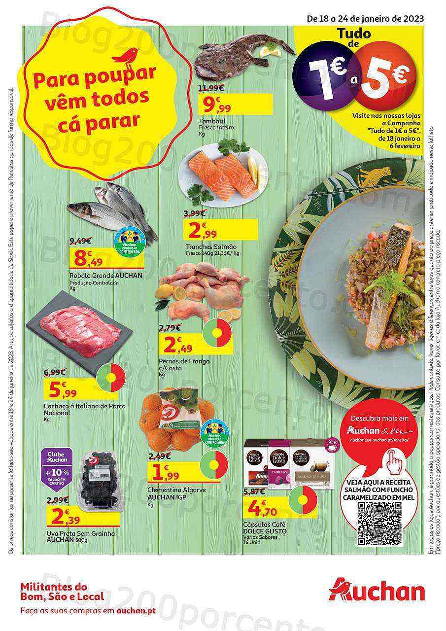 Antevisão Folheto AUCHAN Promoções de 18 a 24 janeiro