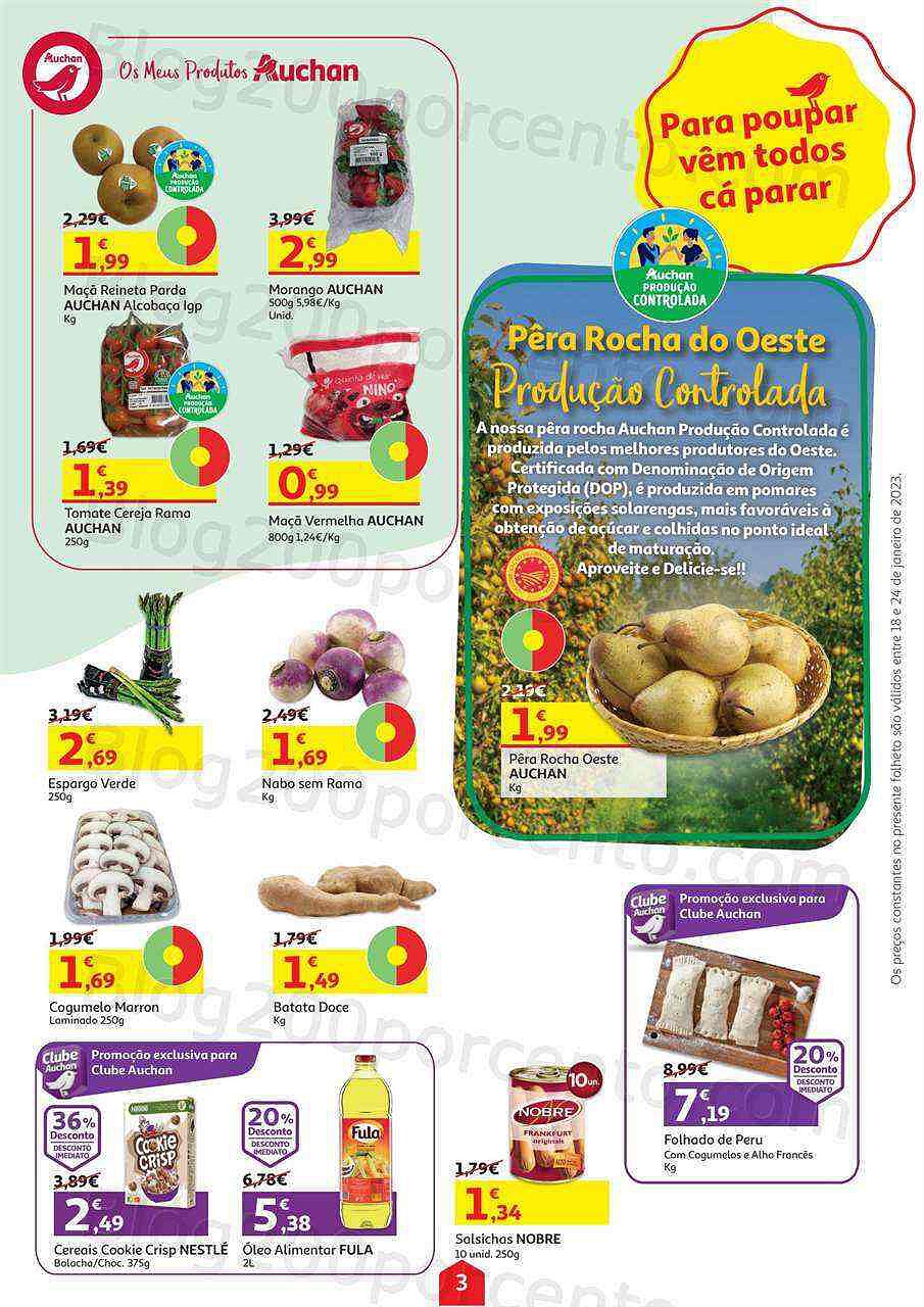 Antevisão Folheto AUCHAN Promoções de 18 a 24 janeiro