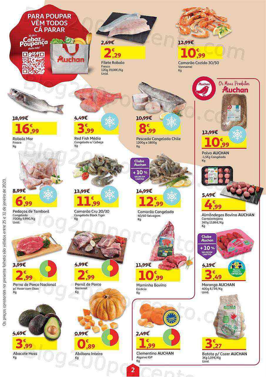 Antevisão Folheto AUCHAN Promoções de 25 a 31 janeiro