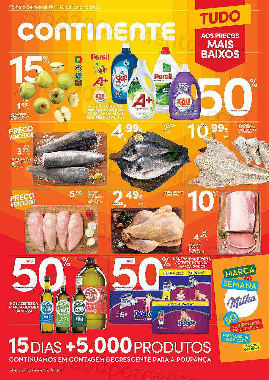 Antevisão Folheto CONTINENTE Bom Dia Promoções de 10 a 16 janeiro