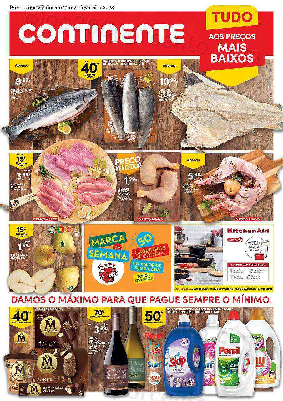 Antevisão Folheto CONTINENTE Bom Dia Promoções de 21 a 27 fevereiro