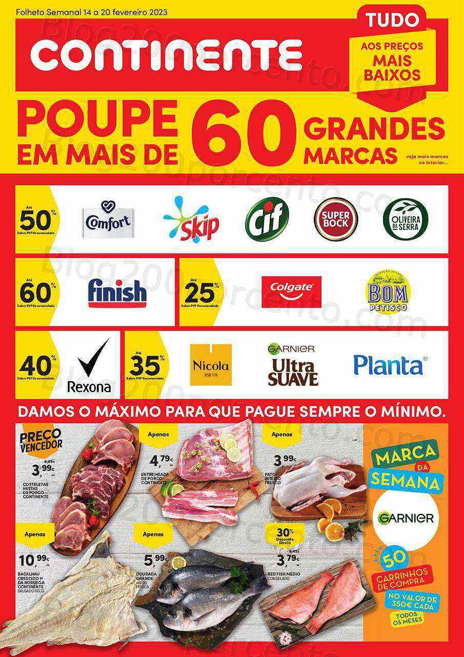 Antevisão Folheto CONTINENTE Bom Dia Promoções de 14 a 20 fevereiro