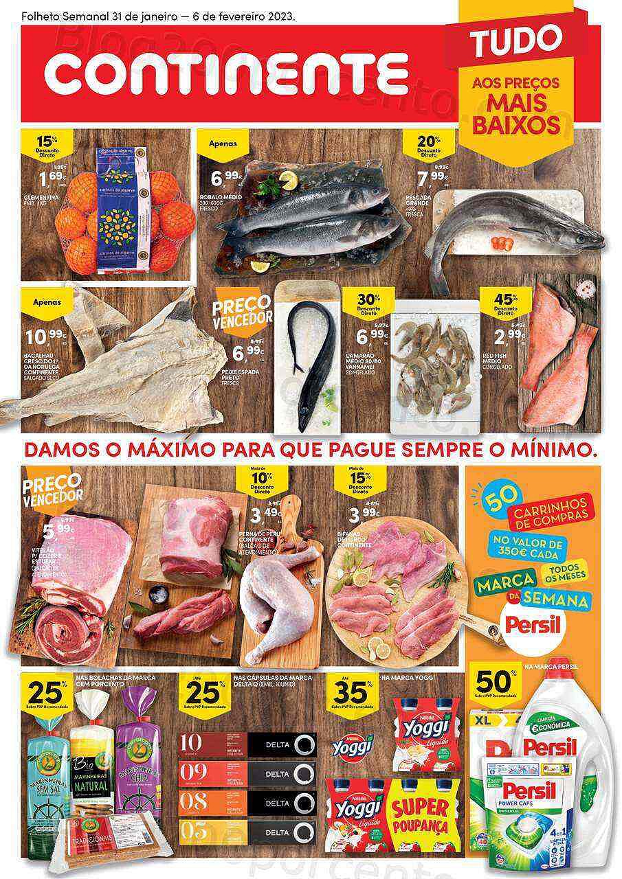 Antevisão Folheto CONTINENTE Bom Dia Promoções de 31 janeiro a 6 fevereiro