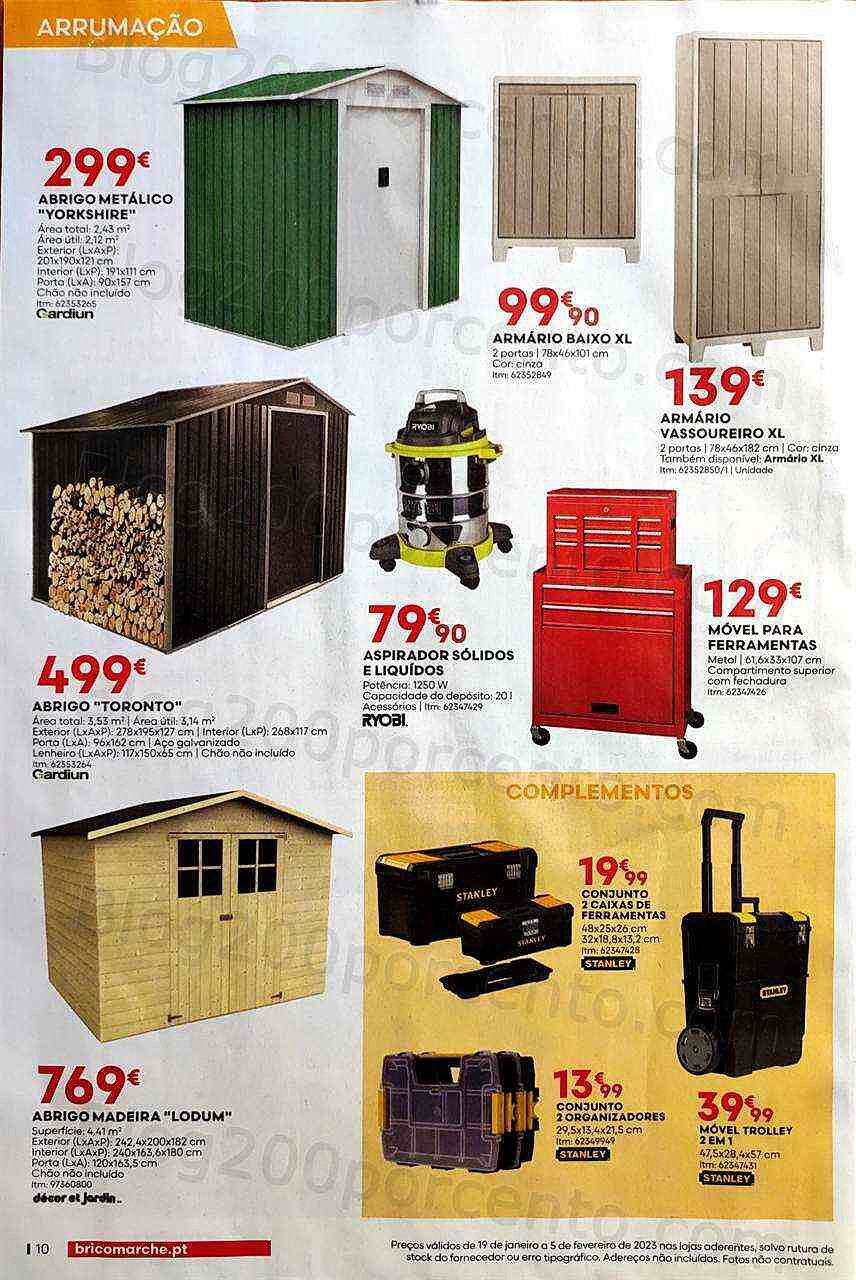Antevisão Folheto BRICOMARCHÉ Promoções de 19 janeiro a 5 fevereiro