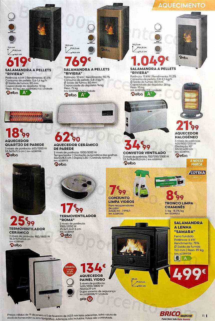 Antevisão Folheto BRICOMARCHÉ Promoções de 19 janeiro a 5 fevereiro