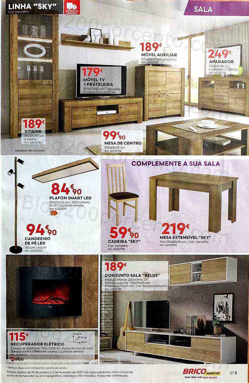 Antevisão Folheto BRICOMARCHÉ Promoções de 19 janeiro a 5 fevereiro