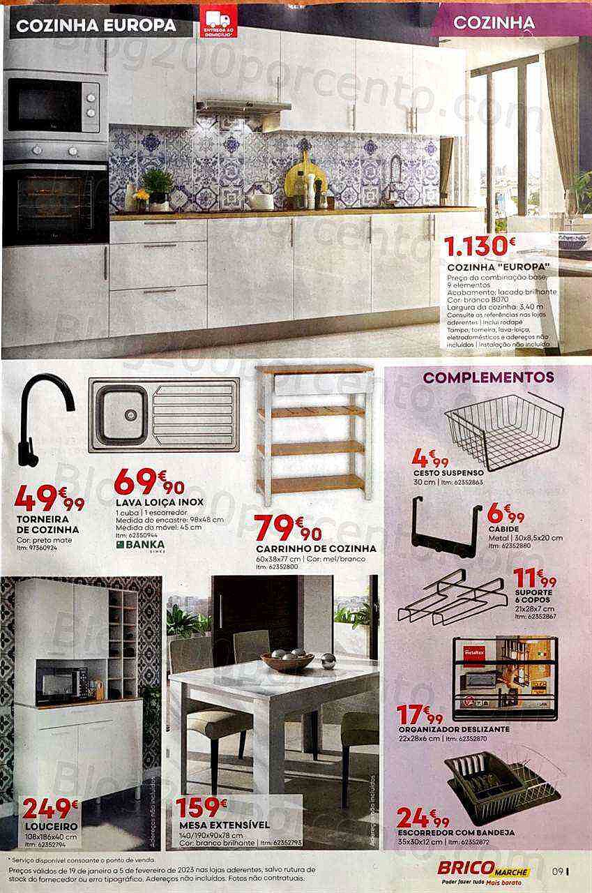 Antevisão Folheto BRICOMARCHÉ Promoções de 19 janeiro a 5 fevereiro